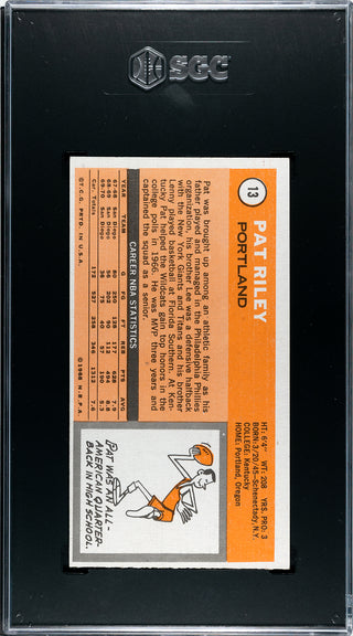 Pat Riley 1970-71 Topps Card #13 (SGC EX-NM 6)
