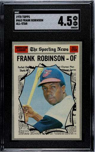 Frank Robinson 1970 Topps All-Star #463 SGC 4.5