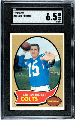 Earl Morrall 1970 Topps #88 SGC 6.5