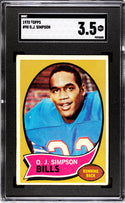 OJ Simpson 1970 Topps #90 SGC 3.5