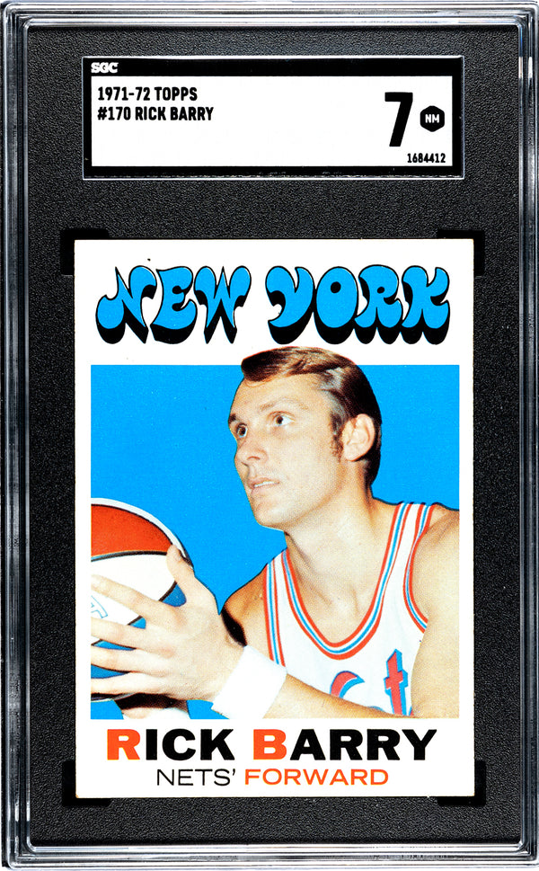 Rick Barry 1971-72 Topps #170 SGC 7