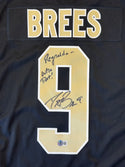 Drew Brees Autographed Saints On Field Nike Jersey (Beckett)