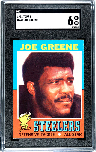 Joe Greene 1971 Topps #245 SGC 6