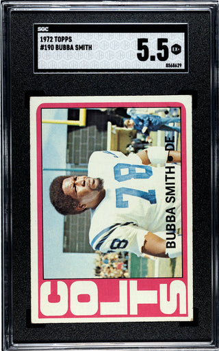 Bubba Smith 1972 Topps #190 SGC 5.5
