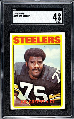 Joe Greene 1972 Topps #230 SGC 4