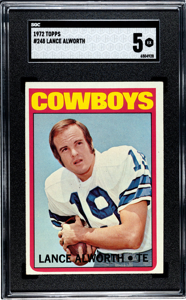 Lance Alworth 1972 Topps #248 SGC 5