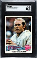 Terry Bradshaw 1975 Topps #461 SGC 6
