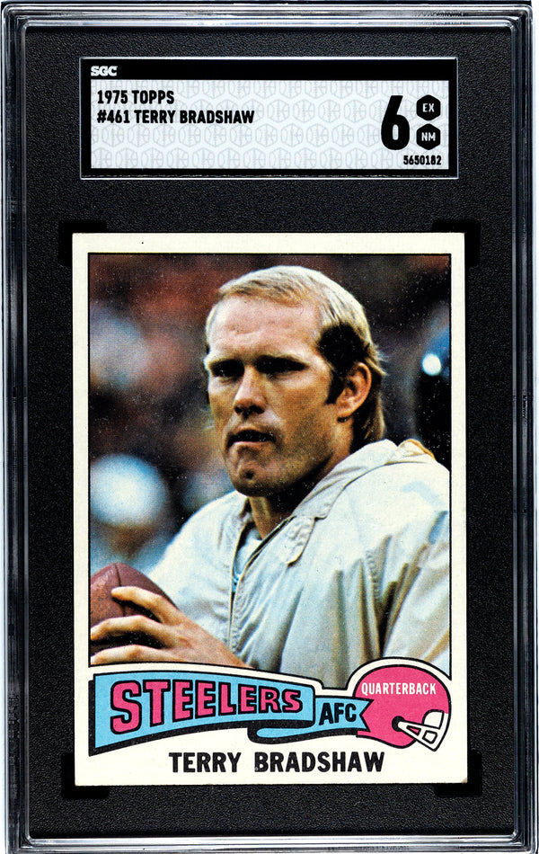Terry Bradshaw 1975 Topps #461 SGC 6
