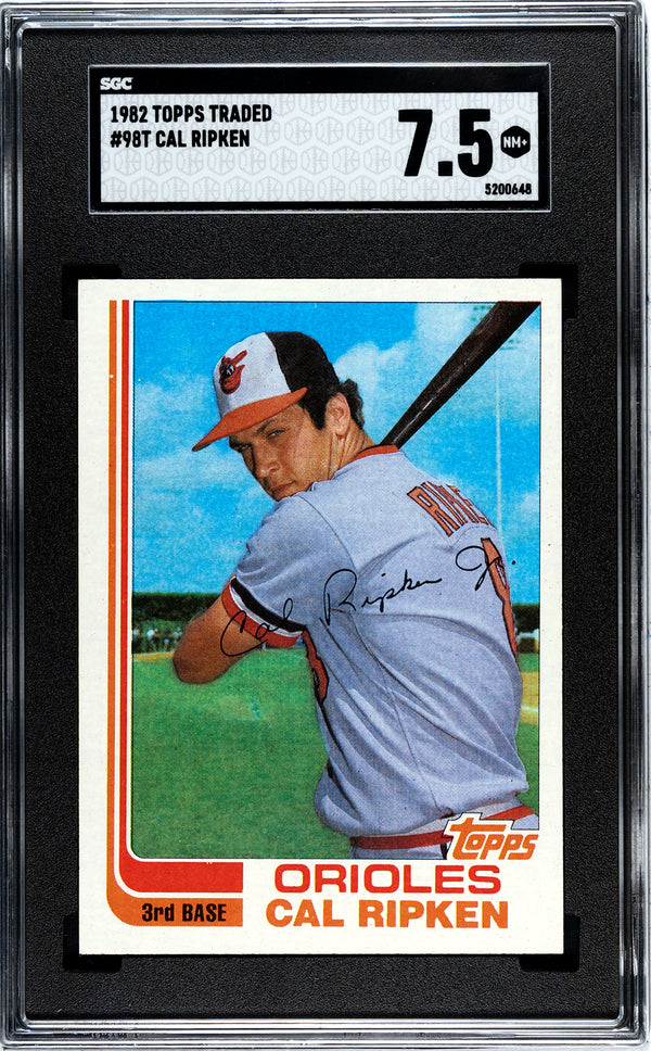 Cal Ripken Jr. 1982 Topps Traded #98T SGC 7.5