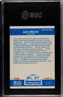 Alex English 1987-88 Fleer Sticker #11 SGC 7.5