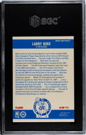 Larry Bird 1987-88 Fleer Sticker #4 SGC 5