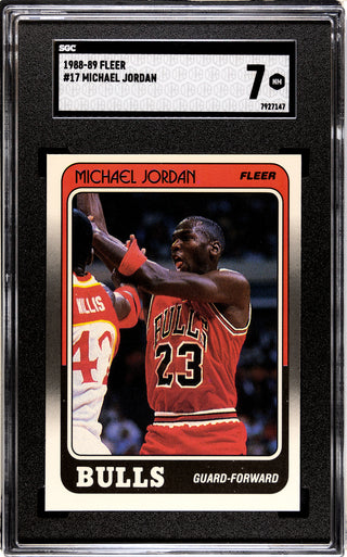Michael Jordan 1988-89 Fleer Card #17 (SGC 7)