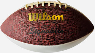 Paul Hornung Autographed Wilson White Panel Football (JSA)