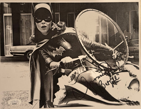 Yvonne Craig Autographed 8x10 Celebrity Black & White Paper (JSA)