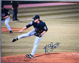 Kevin Slowey Autographed 11x14 Baseball Photo