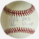 Aleksander Barkov Autographed Official Major League Baseball (Beckett Witness)