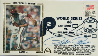 Pete Rose Autographed First Day Cover Oct. 15 1983 "1983 WS Game 4" (JSA)