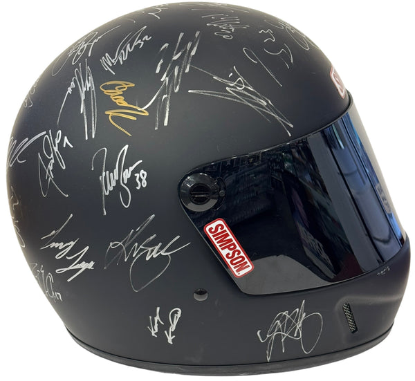 Nascar Autographed Simpson Full Size Replica Multi Signed Helmet