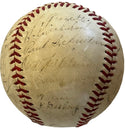 1939 New York Yankees Team Signed American League Baseball