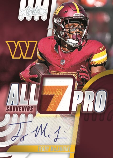 2025 Absolute Football Hobby Direct Gravity Feed (1 Exclusive Red Parallel Per Pack)