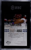 Aaron Judge 2013 Leaf Rize Autographed Black #36 SGC 9