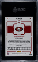 Brock Purdy 2022 Panini Chronicles Photogenic #PH-36 SGC 9.5