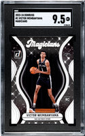 Victor Wembanyama 2023-24 Panini Donruss Magicians Rookie #1 SGC 9.5