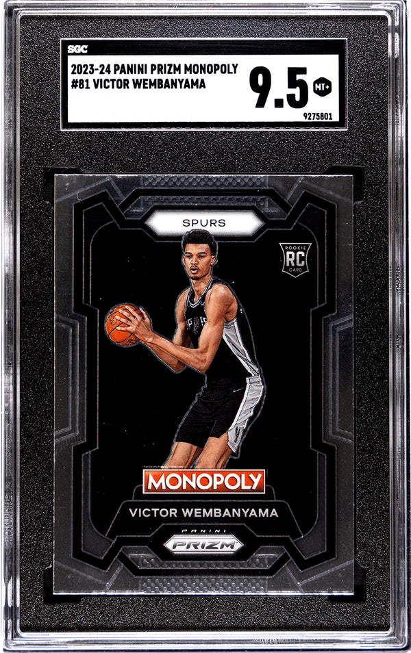 Victor Wembanyama 2023-24 Panini Prizm Monopoly #81 SGC 9.5 Card