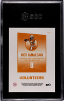 Nico Iamaleava 2024 ONIT Tennessee Icon Parallel Foil SGC 9 Card