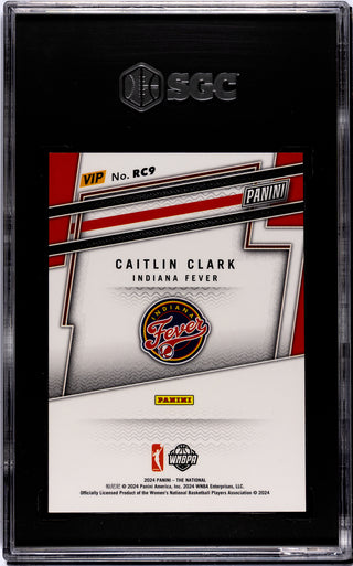 Caitlin Clark 2024 Panini The National VIP #RC9 SGC 8.5 Card