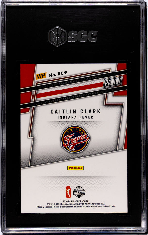 Caitlin Clark 2024 Panini The National VIP #RC9 SGC 9.5 Card