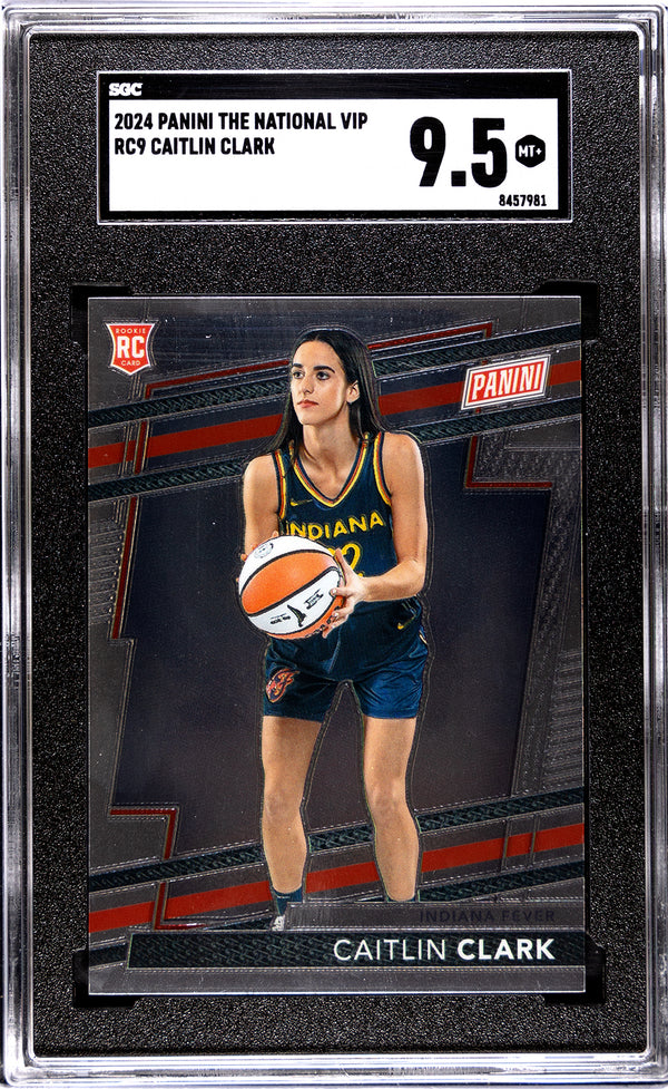 Caitlin Clark 2024 Panini The National VIP #RC9 SGC 9.5 Card