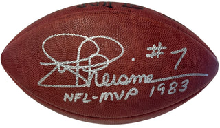 Joe Theismann Autographed Wilson Authentic Football