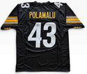 Troy Polamalu Autographed Wilson Steelers Custom Jersey (Total Sports)