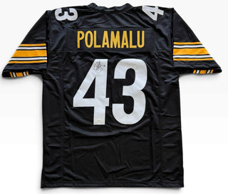 Troy Polamalu Autographed Wilson Steelers Custom Jersey (Total Sports)