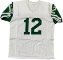 Joe Namath Autographed New York Jets Custom Jersey (JSA)