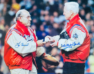 Yogi Berra & Whitey Ford Autographed 11x14 Baseball Photo (Ford COA)