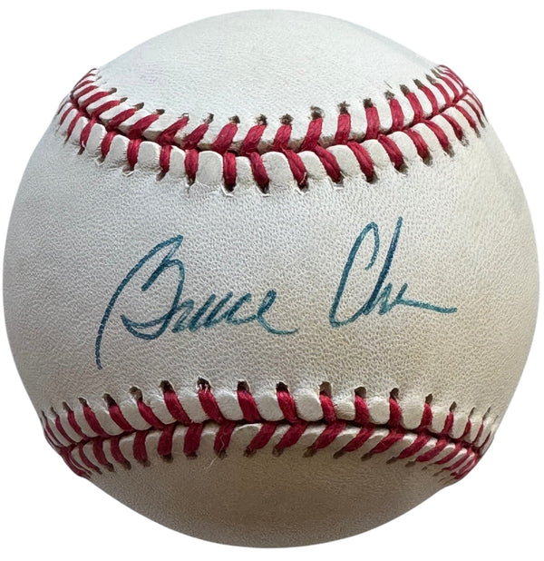 Bruce Chen Autographed Official National League Baseball