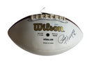 Paul Hornung Autographed Wilson White Panel Football (JSA)