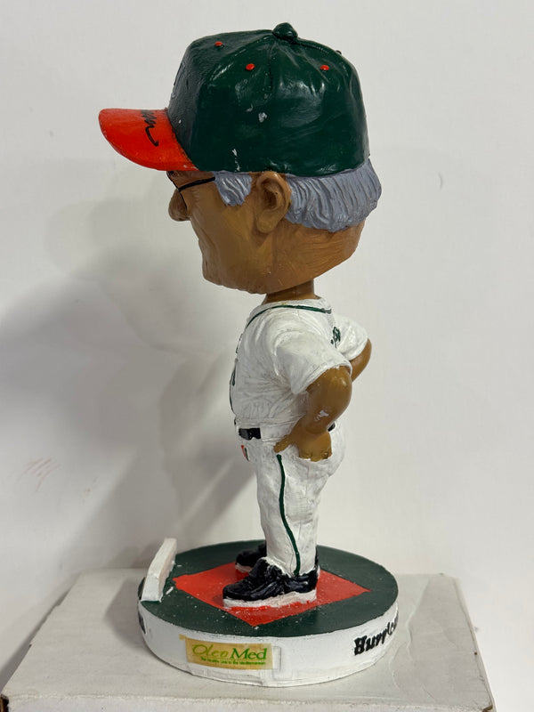 Ron Fraser Autographed Miami Hurricanes Bobblehead (JSA)