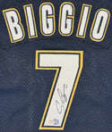 Craig Biggio Autographed Houston Astros Majestic 44LG Practice Jersey Card (Tristar)