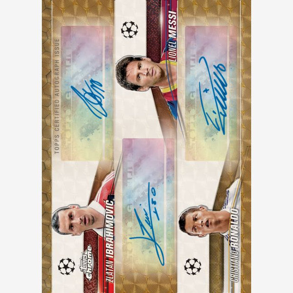 2023-24 Topps Chrome UEFA Club Competitions Soccer Hobby Box