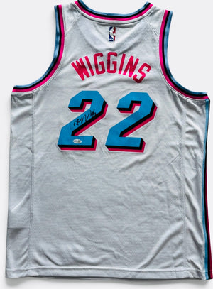 Andrew Wiggins Autographed Miami Heat Nike Vice Swingman Jersey (JSA)