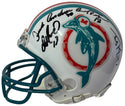 Dolphin Greats Multi Signed Mini Helmet (JSA)