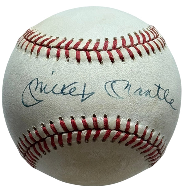 Mickey Mantle Autographed American League Baseball (JSA)