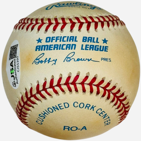 Bo Jackson Autographed Official American League Baseball (JSA)