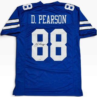 Drew Pearson Autographed Dallas Cowboys Custom Jersey (Schwartz Sports)