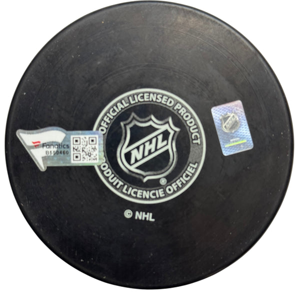 Jack Eichel Vegas Golden Knights Authentic Autographed Official Puck (Fanatics)