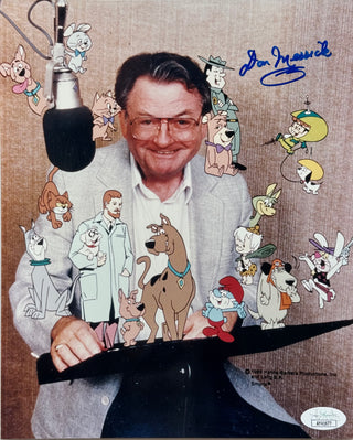 Don Messick Hanna-Barbera (1926-1997) Autographed 8X10 Photo (JSA)