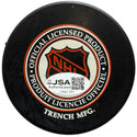 Jacques Demers Autographed Canadiens Official Puck (JSA)